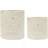 OYOY Mini Konfetti Cotton Rope Basket Set Of 2 Beige One Size Kurv 2stk