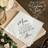 Shein Custom Text Wedding Handkerchief - Personalized