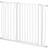 Pawhut Hundgrind Med Dörr Justerbar Längd 75-115 x 76 cm Vit