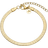 Camilla Krøyer Jewellery Flat Snake Bracelet 4mm - Gold