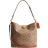 Coach Willow Soft Bucket Bag In Signature Canvas - B4/Tan Caramel