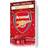 Arsenal FC Christmas Card Arsenal Included Envelope And Sticker Sheet