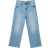 Stradivarius D96 Cropped Straight-Fit Jeans - Blue Denim