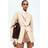 H&M Waisted Cotton Blazer - Beige