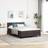 vidaXL Box Spring Bed with Mattress LED 140x200 cm