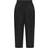 Yours Linen Cropped Wide Leg Trousers - Black