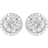 Shein Pair Fashion Cubic Zirconia Stud Earrings For Women For Wedding Engagement Anniversary Party Jewelry Valentine'S Day Gift