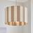 Dunelm Stripe Drum Lamp Natural Shade ∅ 40cm