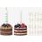 Bloomingville Hooray Birthday 2 Pcs Red Easter Decoration