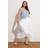 Yours Cotton Tiered Maxi Skirt - White
