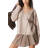 ASOS Double Breasted Wrap Front Cardigan - Mocha