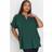 Yours Metal Trim Blouse - Green
