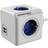 allocacoc PowerCube Original 4-way 2 USB Without Cable Blue