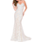 Jovani Fitted Strapless Lace Formal Dress - Ivory