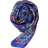 Besos Silk Scarf - Bright Blue