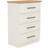 August Grove Feya 4 Drawer Ivory Chest of Drawer 69.6x94.6cm