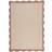 Dunelm Bonnie Scallop Blush Border Pink 160x230cm