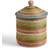 Dunelm Rainbow Seagrass Storage with Lid - Multicolor Basket 28cm 28cm