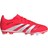 adidas Junior Predator Club FG/MG - Core Black/Gray Four/Lucid Red