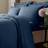 Dorma Egyptian Cotton 1000 Thread Count Bed Sheet Blue (260x230cm)