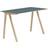 Hay CPH 90 Desk WB Lacquered Oak Smokey Blue Linoleum Skrivebord 65x130cm