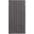 Dunelm Stripe Cotton Bath Towel Black (140x70cm)
