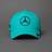 adidas Mercedes AMG Petronas Formula One Team Driver Keps Semi Mint Rush Black