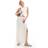Stradivarius Linen Blend Midi Skirt - Stone