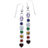 BM Jewels Chakra Earrings - Silver/Multicolour