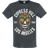 Amplified Floral Skull T-shirt - Charcoal
