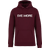 5ve More Organic Hoodie Logo Unisex - Dark Cherry