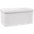 OHS Foldable Boucle Storage Bench 76x38cm