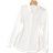 Shein Basic Transparent Plain Simple Collared Shirt