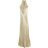 River Island Halterneck Slip Maxi Dress - Gold
