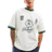 ASOS DESIGN Oversized T-Shirt With Front Print - Off White