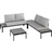 OutSunny 84G-695V70GY Outdoor Lounge Set, 2 Table incl. 2 Sofas