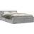 vidaXL Bed Frame With Headboard Without Mattress Grey Sonoma 120x200 cm