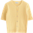 Lindex Short Sleeved Cardigan - Light Yellow