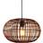 ECO-Light Bamboo Hängeleuchte Ø 25 cm Braun Pendelleuchte ∅ 40cm