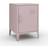 Dunelm Helga Metal Heather Bedside Table 38x38cm