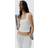 H&M Picot Trimmed Vest Top - White