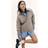 H&M Fine-knit Collared Jumper - Brown