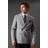 Burton Essential Double Breasted Blazer - Light Grey