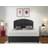 Bedsland Elegant Linen Divan Bed Set 48 Inch Curved Headboard 2 Storage Drawers 10 Spring Foam Mattress