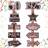 Shein Rose Gold 50th Birthday Party Paper Signs 10pcs