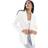 Stradivarius Regular Linen Blend Blazer - White