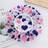 Shein 1pc Reusable PEVA Shower Cap, Heart Pattern Elastic Waterproof High Multifunctional Bathing Caps For Bathroom Home Bathroom Decor Summer