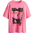 H&M Oversized Printed T-shirt - Pink/Troye Sivan