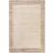 Dunelm Pebble Wool Border Rug Pebble Cream Beige 160x230cm
