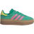 adidas Gazelle Bold Trainers - Court Green/Lucid Pink/Pure Sulfur